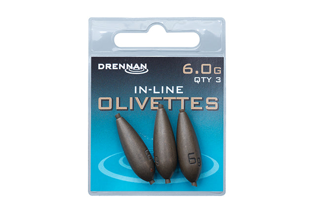 Drennan - in-line olivettes 4.5g - 12.0g