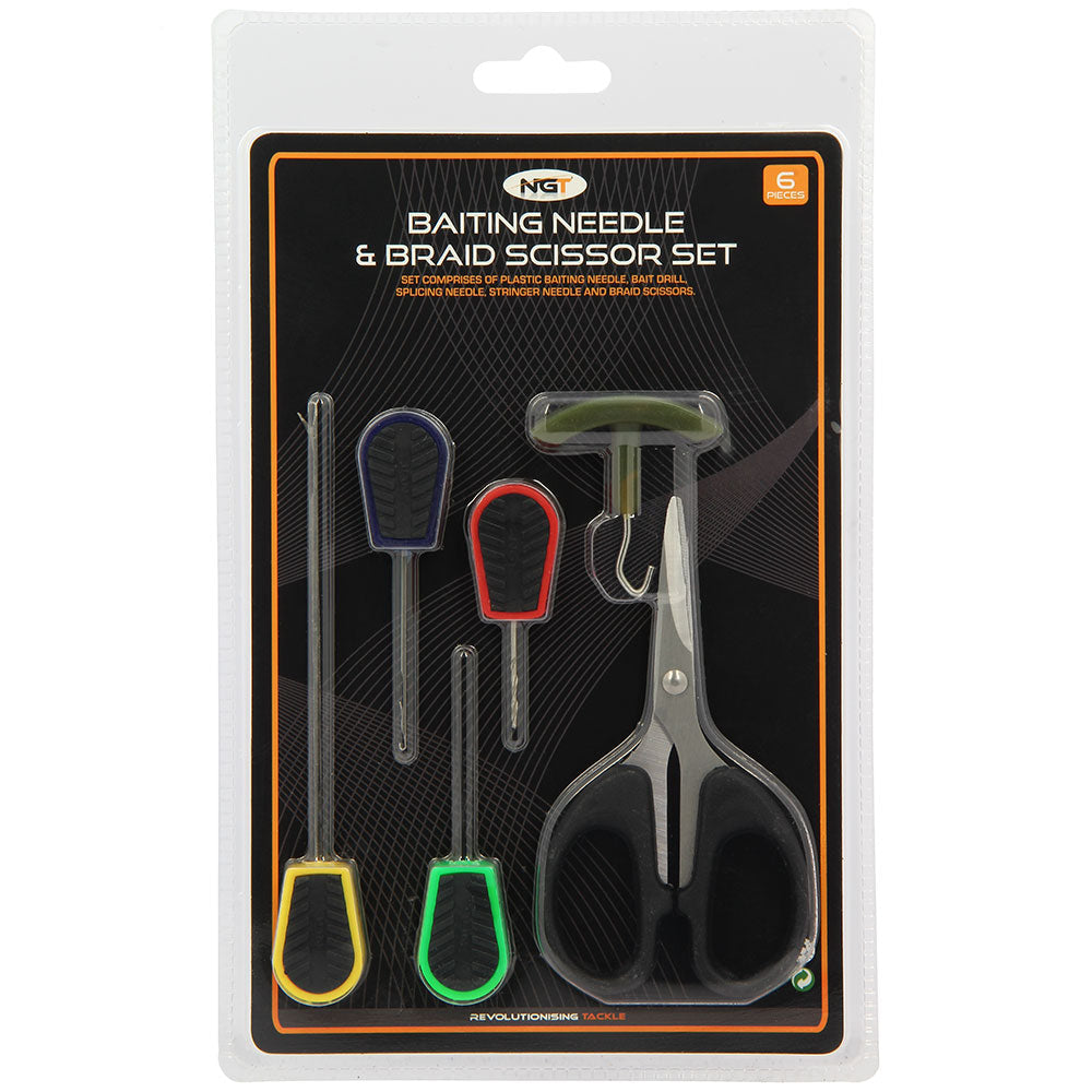 NGT - Baiting Needle & Braid Scissor Set