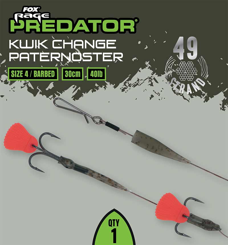 Fox Rage - Predator Kwik Change Paternoster Traces