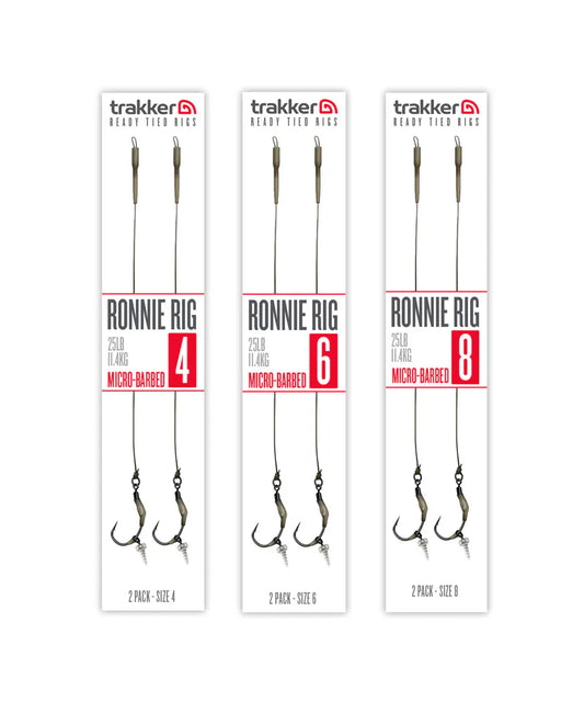 Trakker - Ronnie Ready-Tied Rigs - Micro Barbed