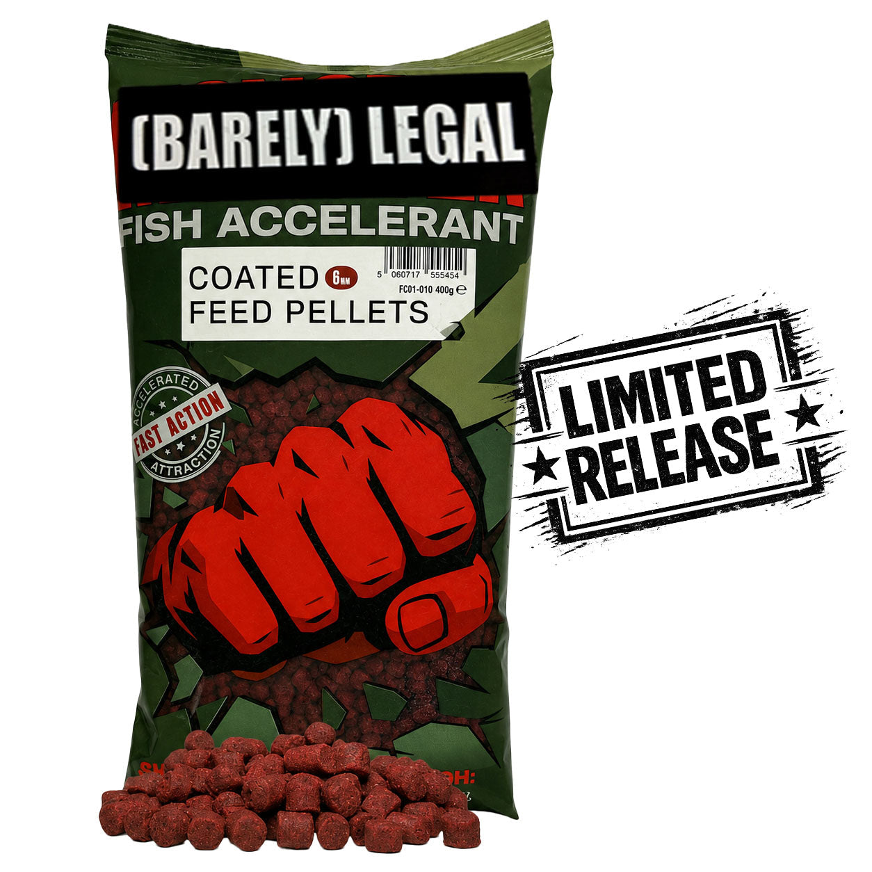 Fjuka - Carp Fish Accelerant Coated Feed Pellets 400g