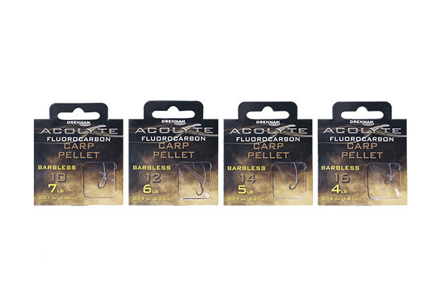Drennan - Acolyte Barbless Hooks to Fluorocarbon