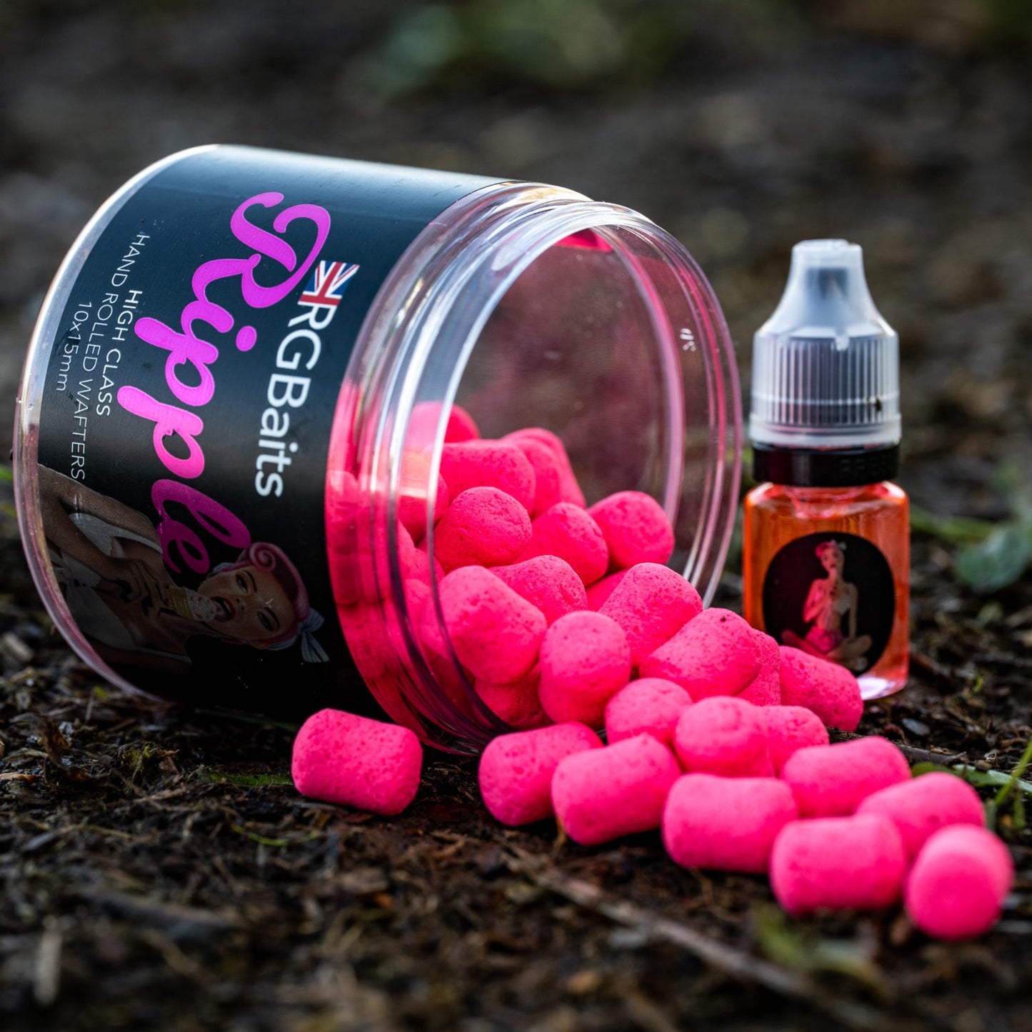 RG Baits - Ripple ‘High Class’ Wafters 10x15mm + Booster