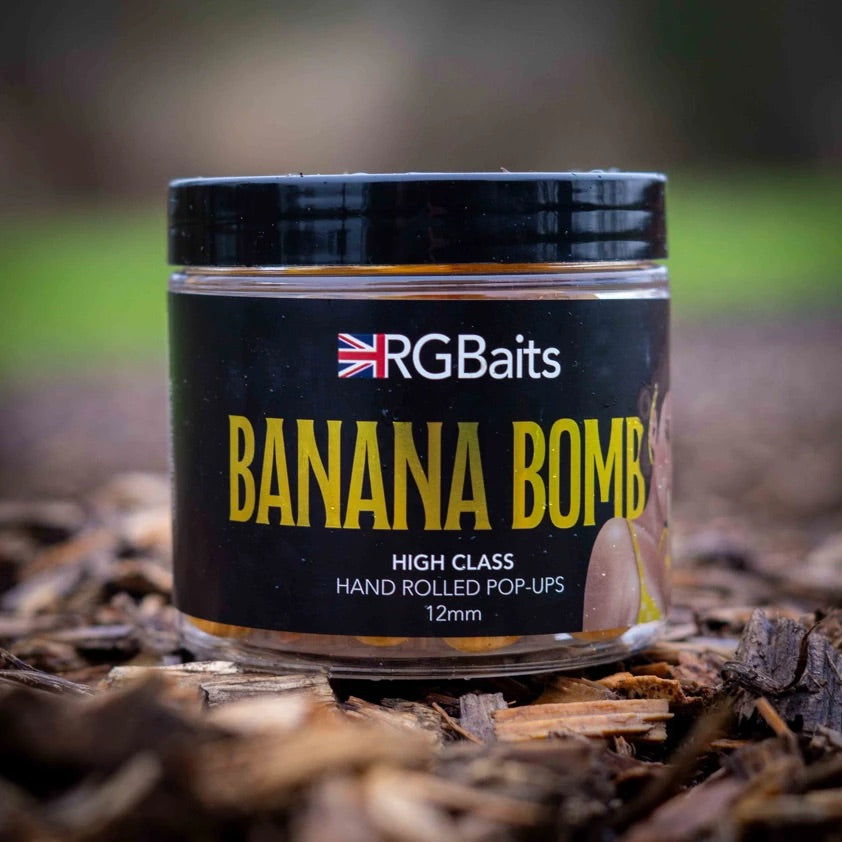 RG Baits Banana Bomb 'Pin Up' Pop-Ups + Booster 12mm