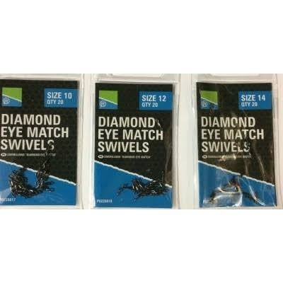 Preston - Diamond Eye Match Swivels