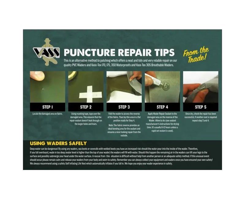 Vass Repair Kit For Waders