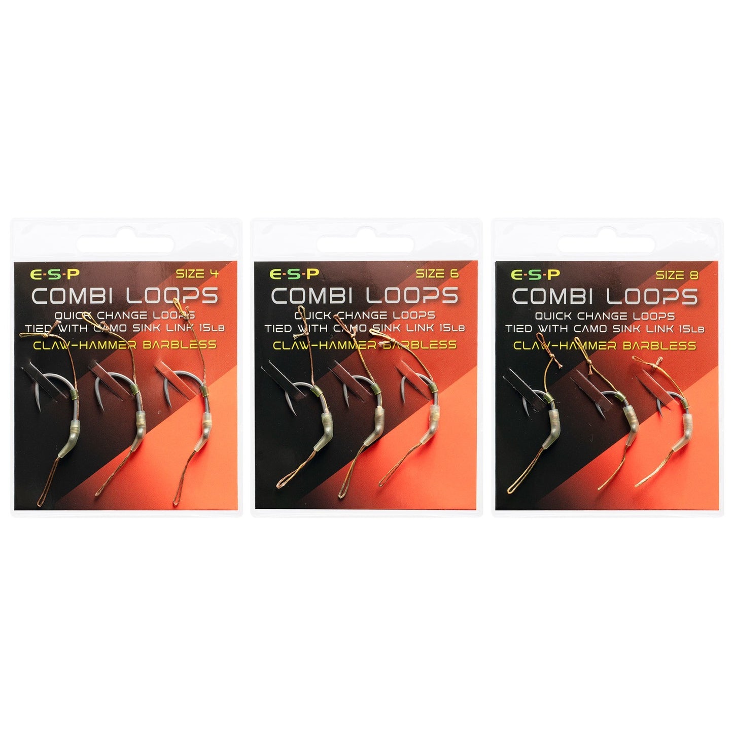 E.S.P - Combi Loops size 4 Barbless