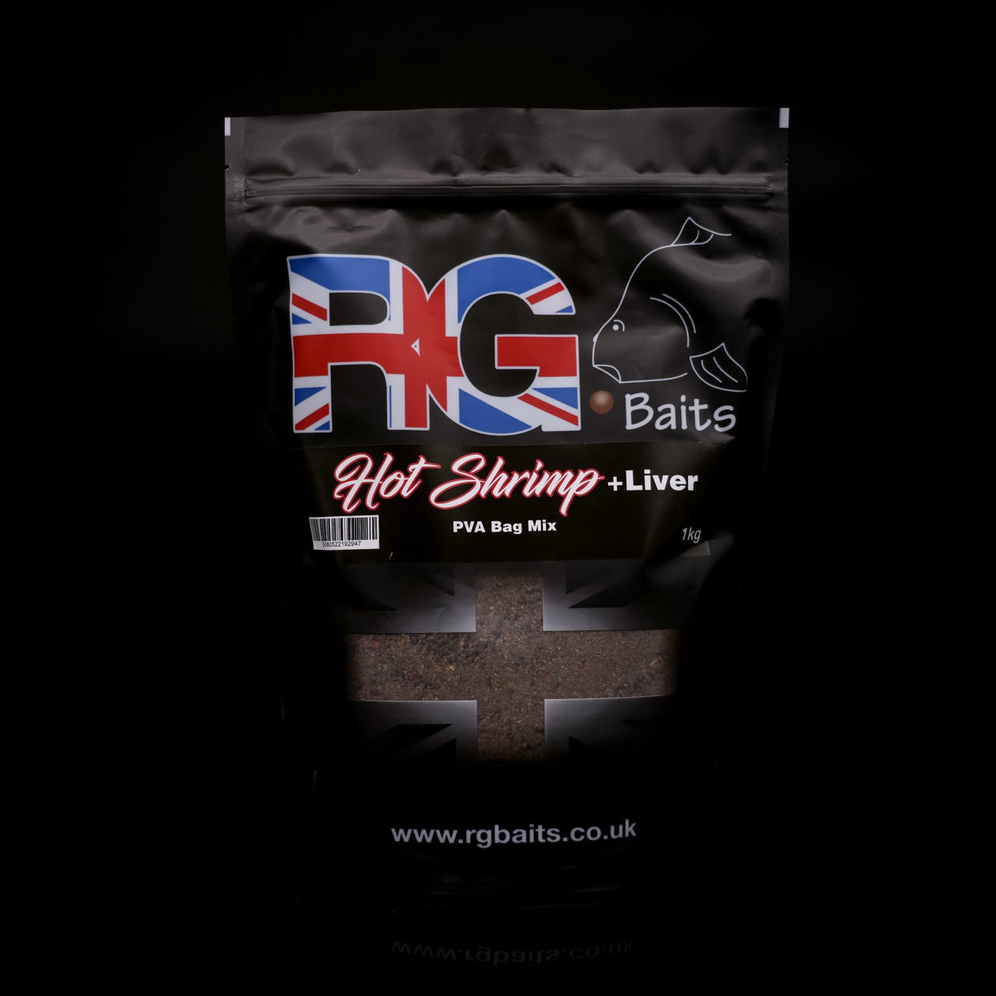 RG Baits - Hot Shrimp + Liver PVA Bag Mix 1kg