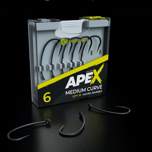RidgeMonkey - Ape-X Medium Curve Hooks Micro Barbed