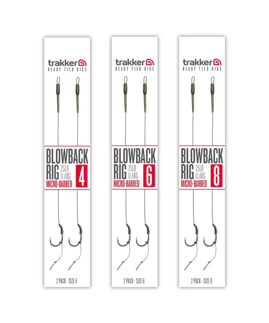 Trakker - Blowback Ready-Tied Rigs - Micro Barbed – Derek's Angling