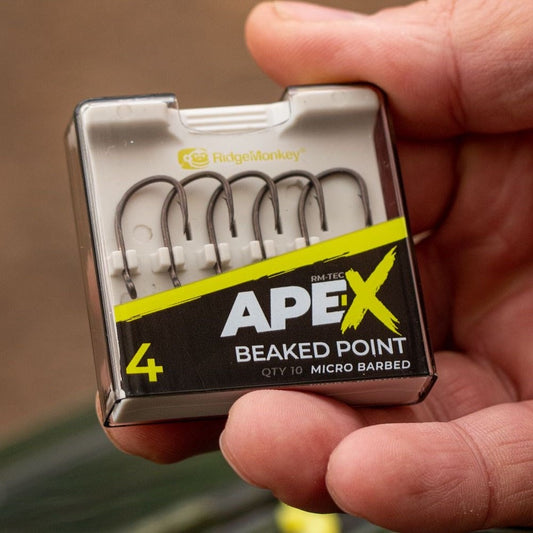 RidgeMonkey - Ape-X Beaked Point Hooks Micro Barbed