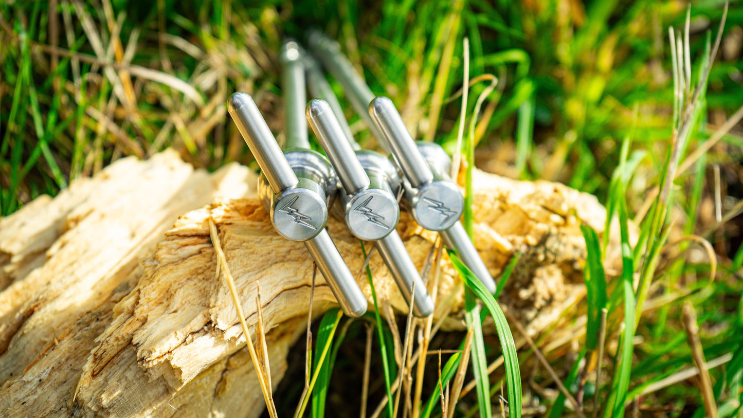 Summit - Stainless Steel Bivvy Pegs (Pk of 5)