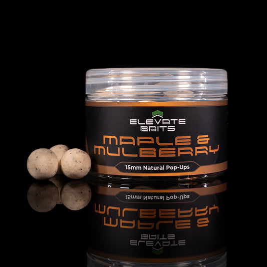 Elevate Baits - Maple & Mulberry 15mm Natural Pop Ups