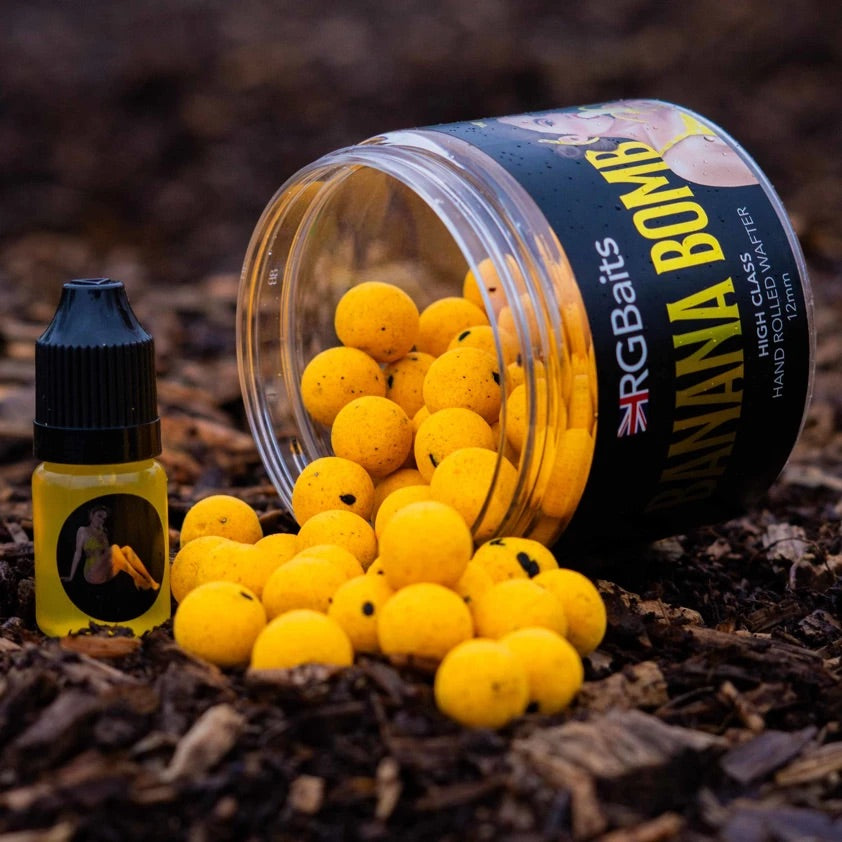 RG Baits - Banana Bomb ‘Pin Up’ Wafter + Booster 12mm