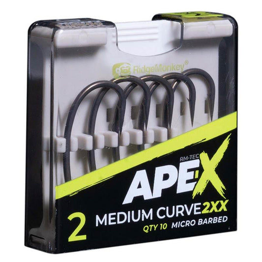 RidgeMonkey - Ape-X Medium Curve 2xx Hooks Micro Barbed
