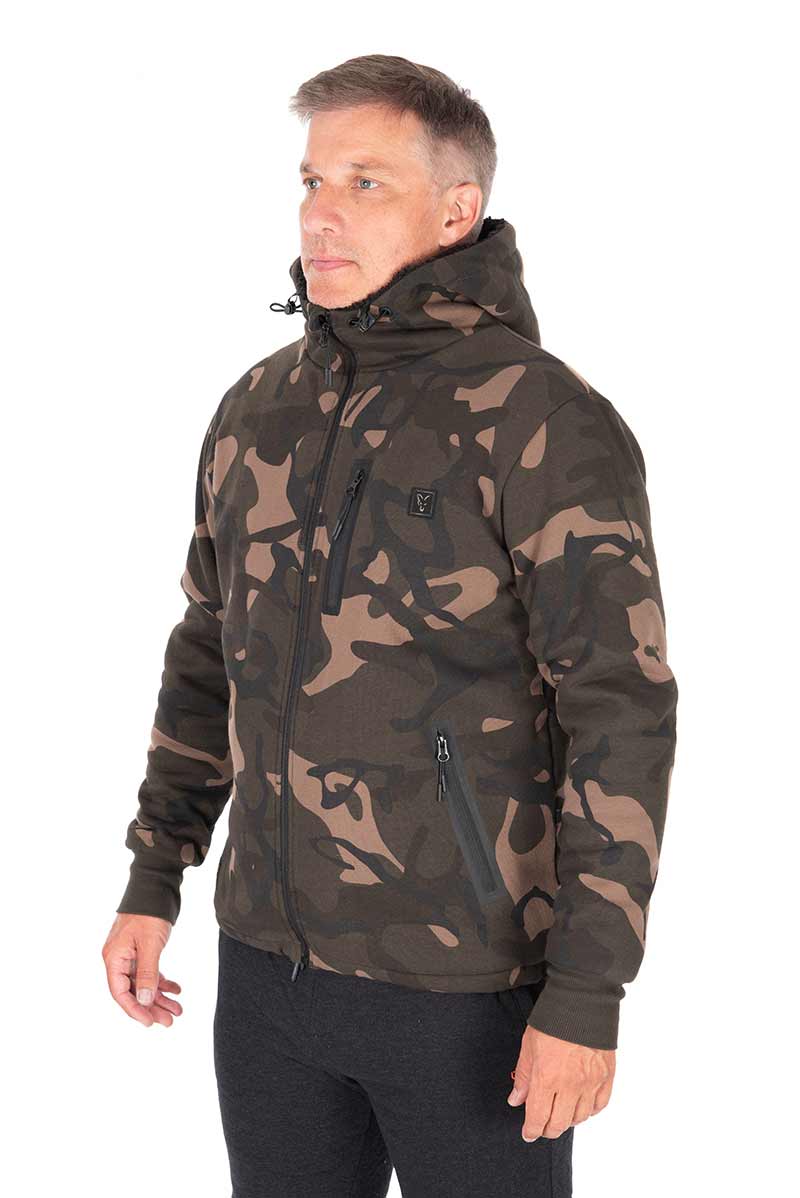 Fox - Sherpa Lined 310 Zipped Hoodie Camo