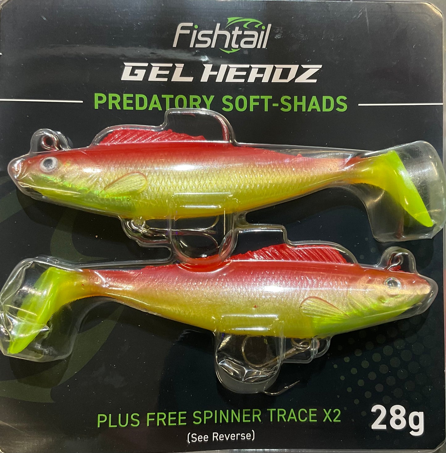 Fishtail - Gel Headz Soft Shad Lures