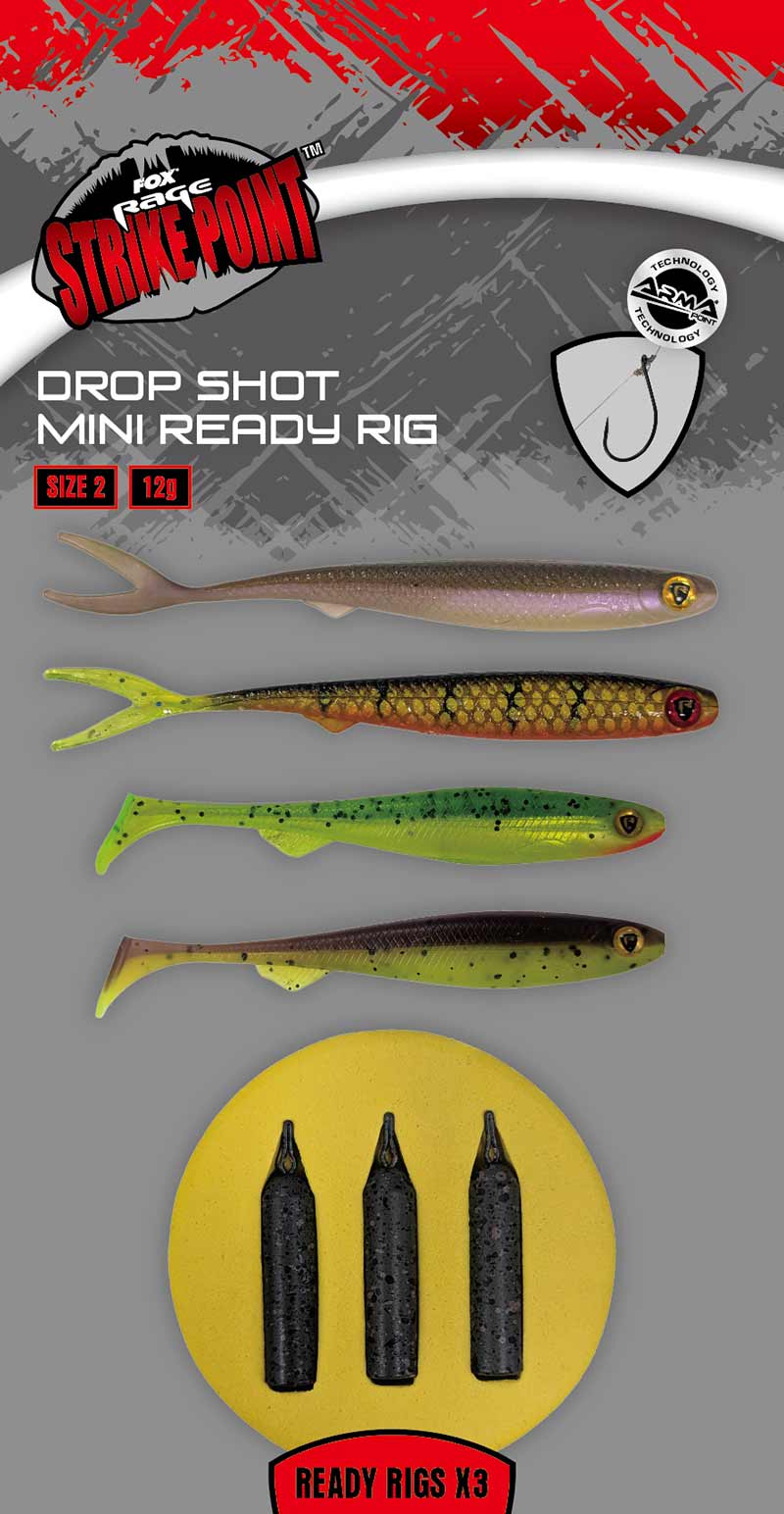 Fox Rage - Drop Shot Mini Ready Rig size 2 / 12g