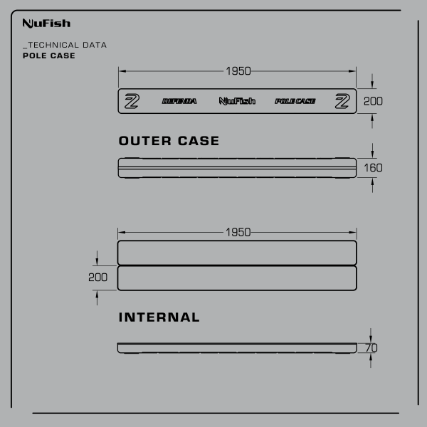 NuFish - Defenda Pole Case 195cm