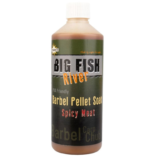 Dynamite - Big Fish River Barbel Pellet Soak Spicy Meat 500ml