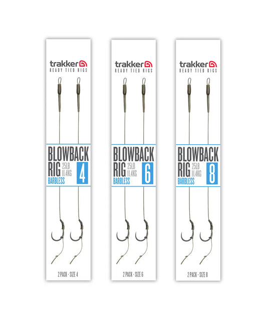 Trakker - Blowback Ready-Tied Rigs - Barbless