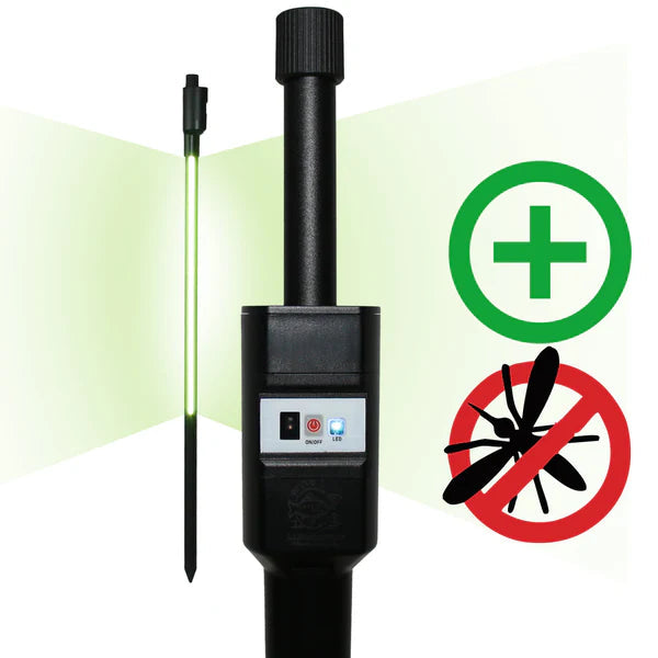 Fishsense LumiCatch Support BuzzOff – Mosquito-Repelling Outdoor Light with Green Mode