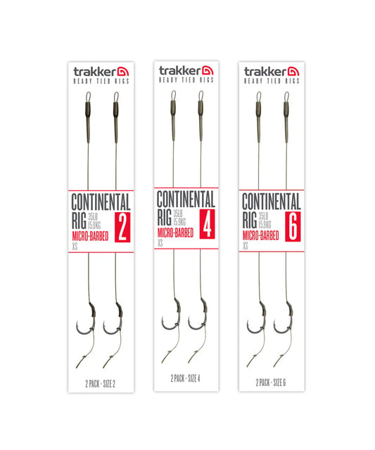 Trakker - Continental Ready-Tied Rigs Micro-Barbed