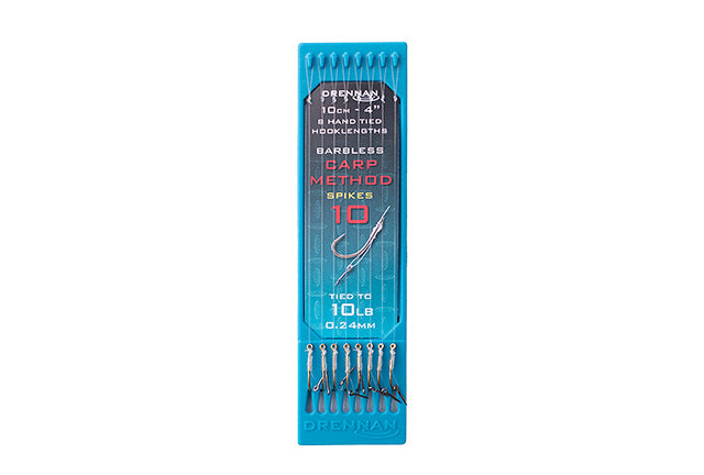 Drennan - 4” Plate Carp Method Hand Tied Hooklengths