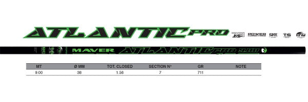 Maver - Atlantic Pro Pole 9m inc Spare Top Kit