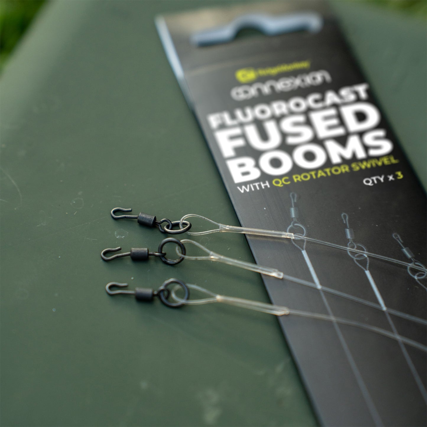 RidgeMonkey - FluoroCast Fused Booms with QC Rotator Swivel 7”