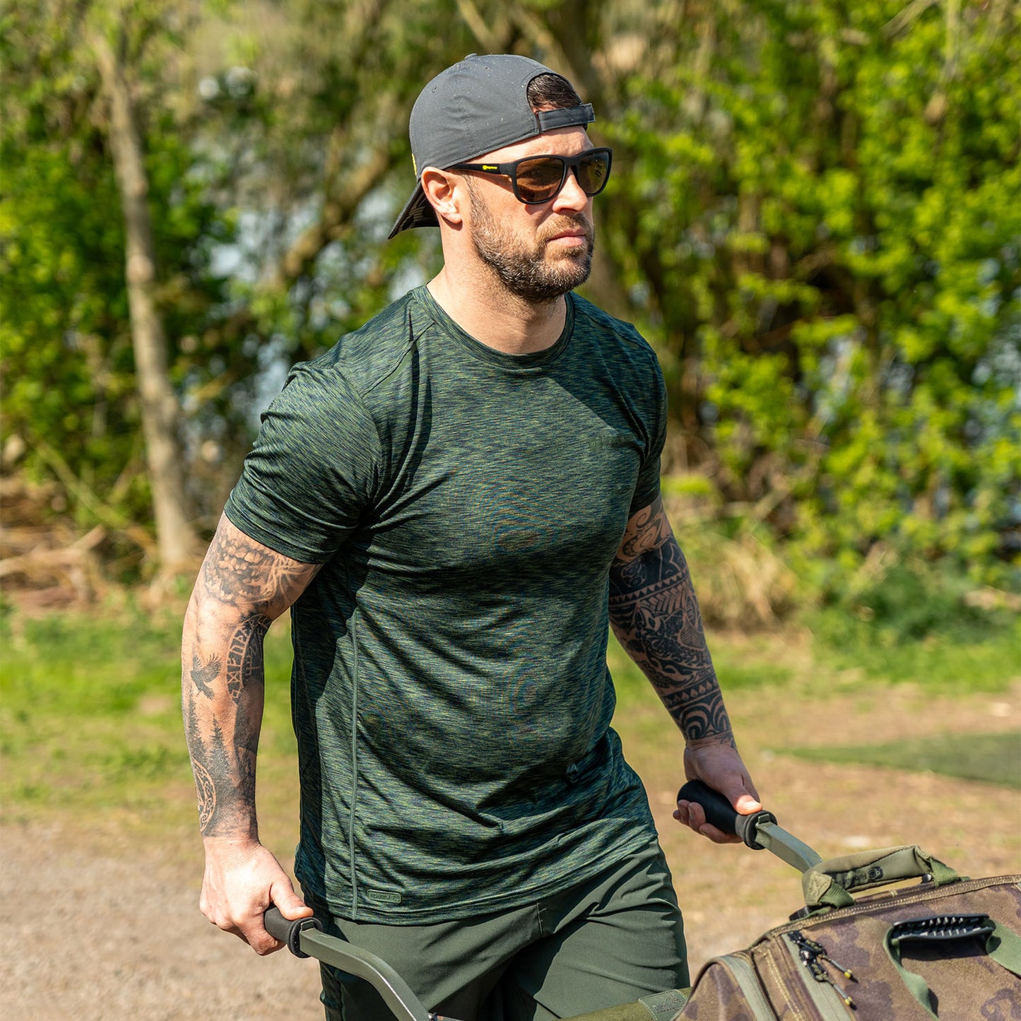 RidgeMonkey - APEarel Cooltech Camo Edition T-Shirt