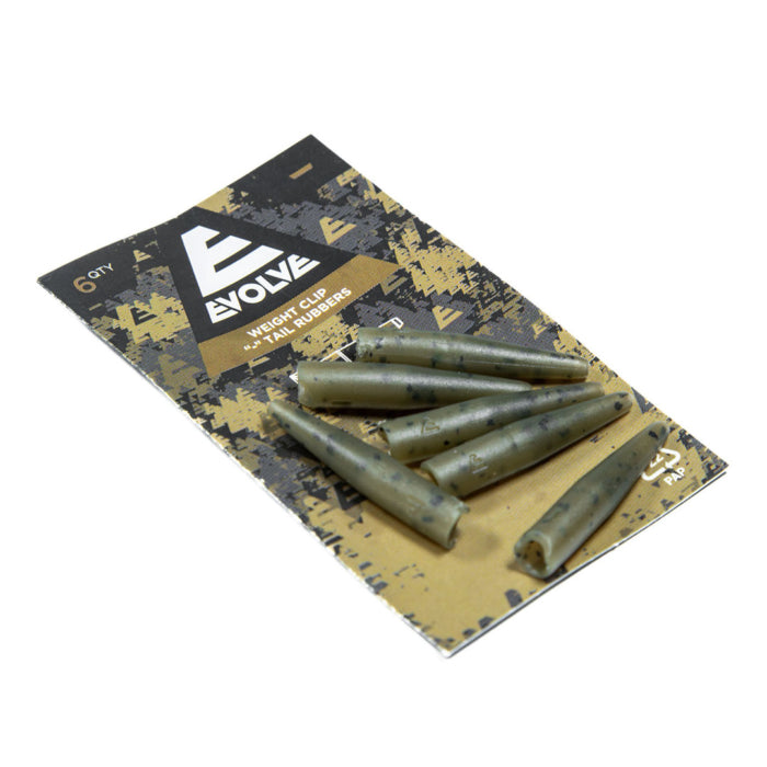 Evolve - Weight Clip Tail Rubbers -/+