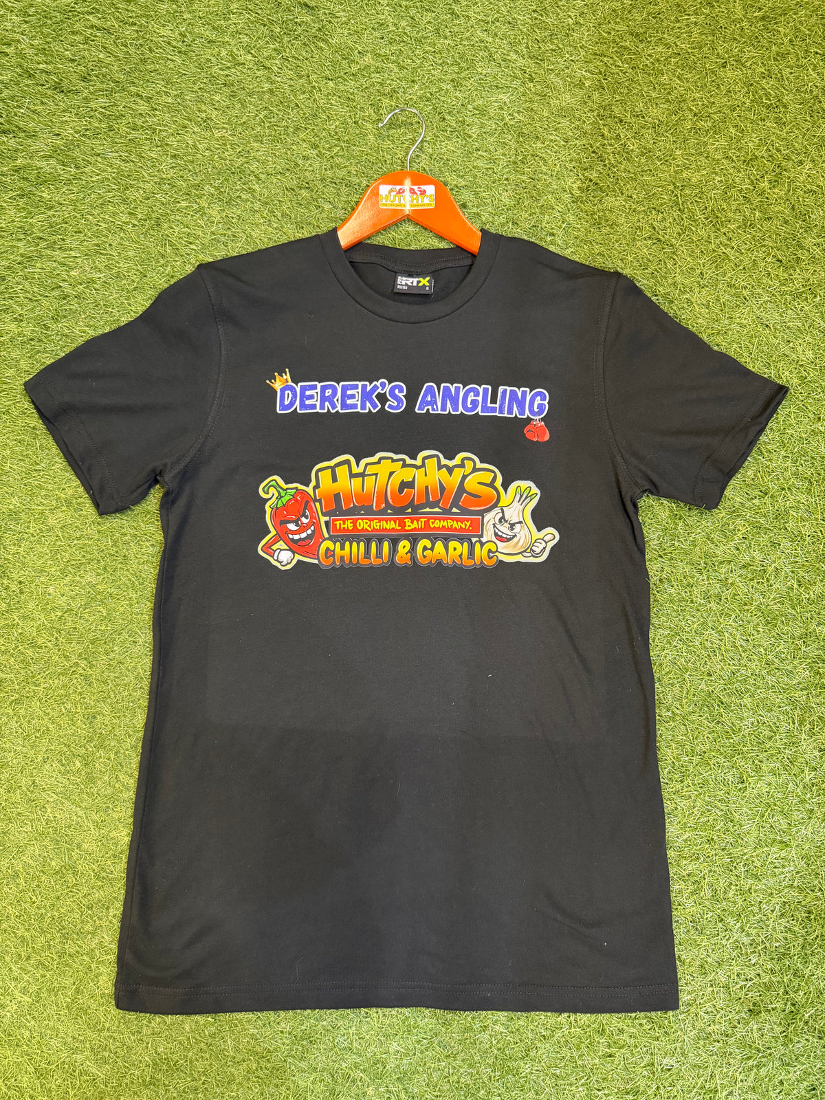 Hutchy’s & Derek’s Angling Black T Shirt