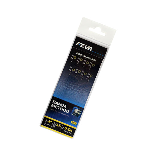 Feva - Banda Method Barbless Hair Rigs 4”