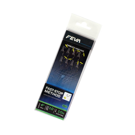 Feva - Fast Stop Method Barbless Hair Rigs 4”