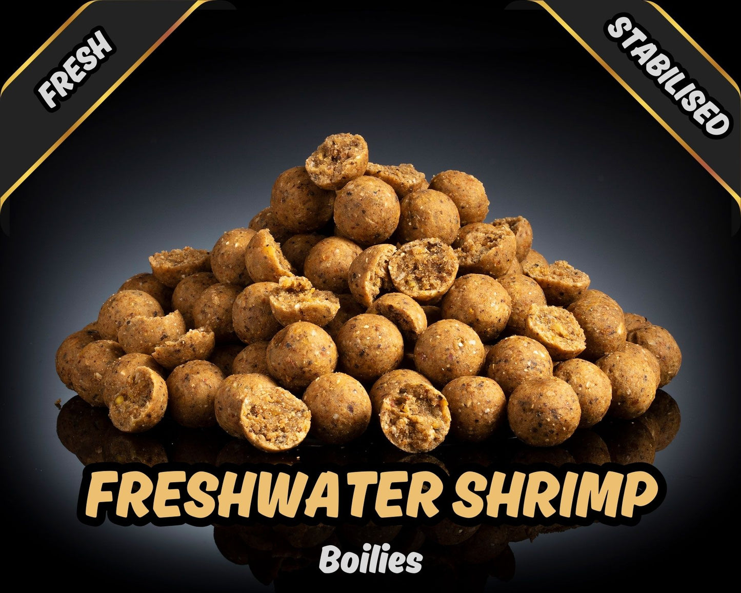 Trent Baits - Freshwater Shrimp Stabilised Boilies