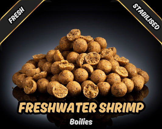 Trent Baits - Freshwater Shrimp Stabilised Boilies