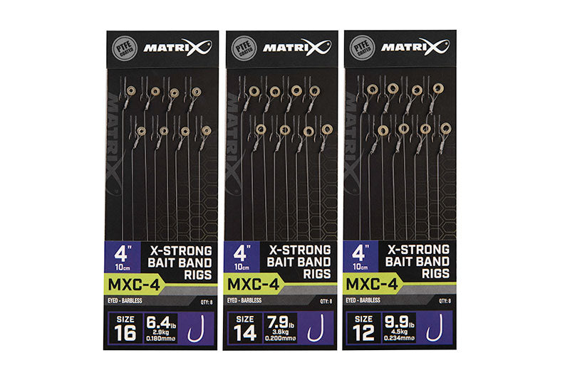 Matrix - MXC-4 X-Strong Bait Band Rigs