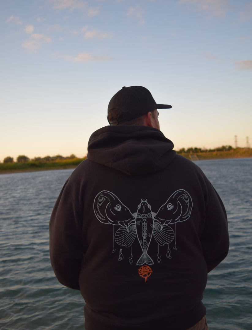 Carp It - Death Moth Hoodie Black