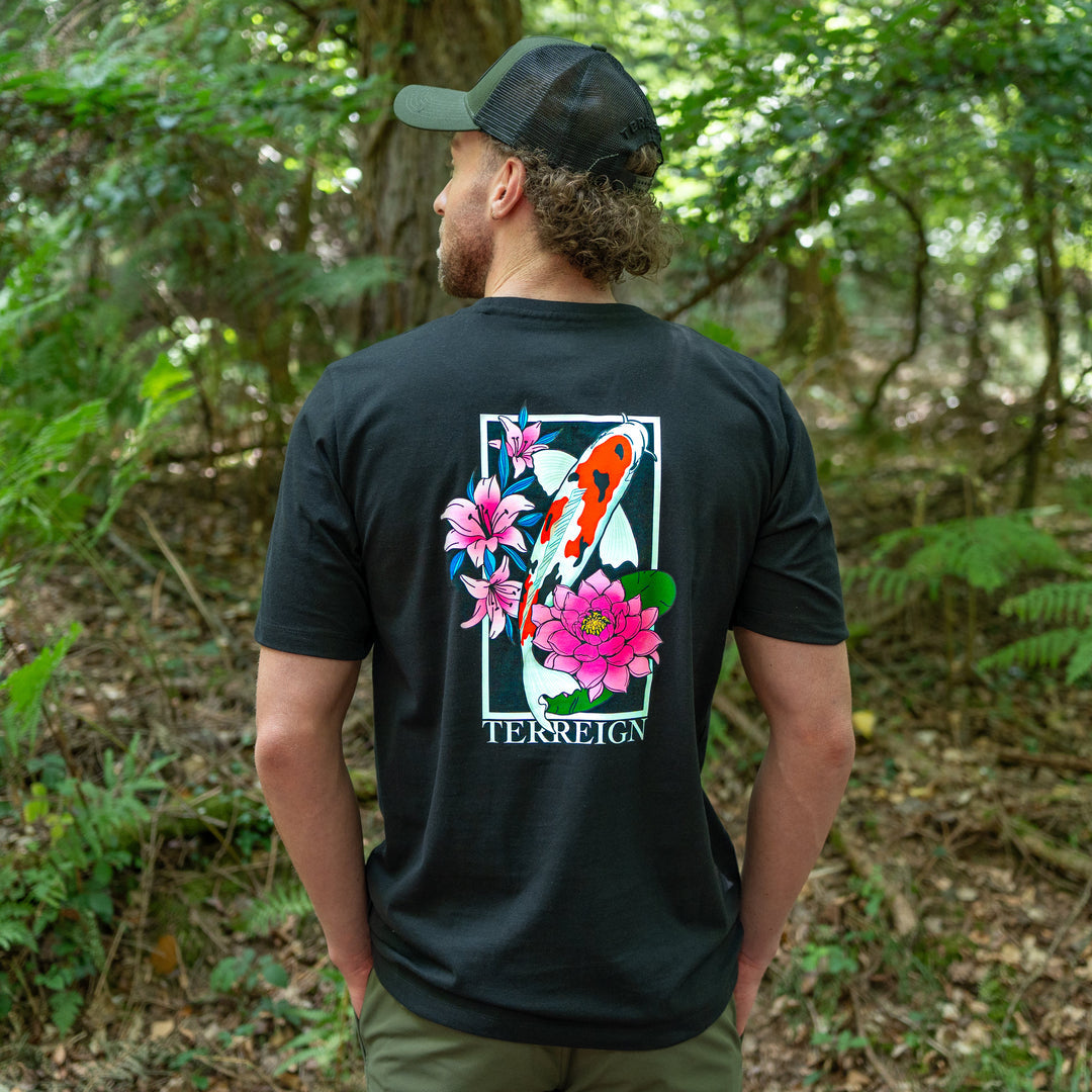 Terreign - The Koi T-Shirt Black