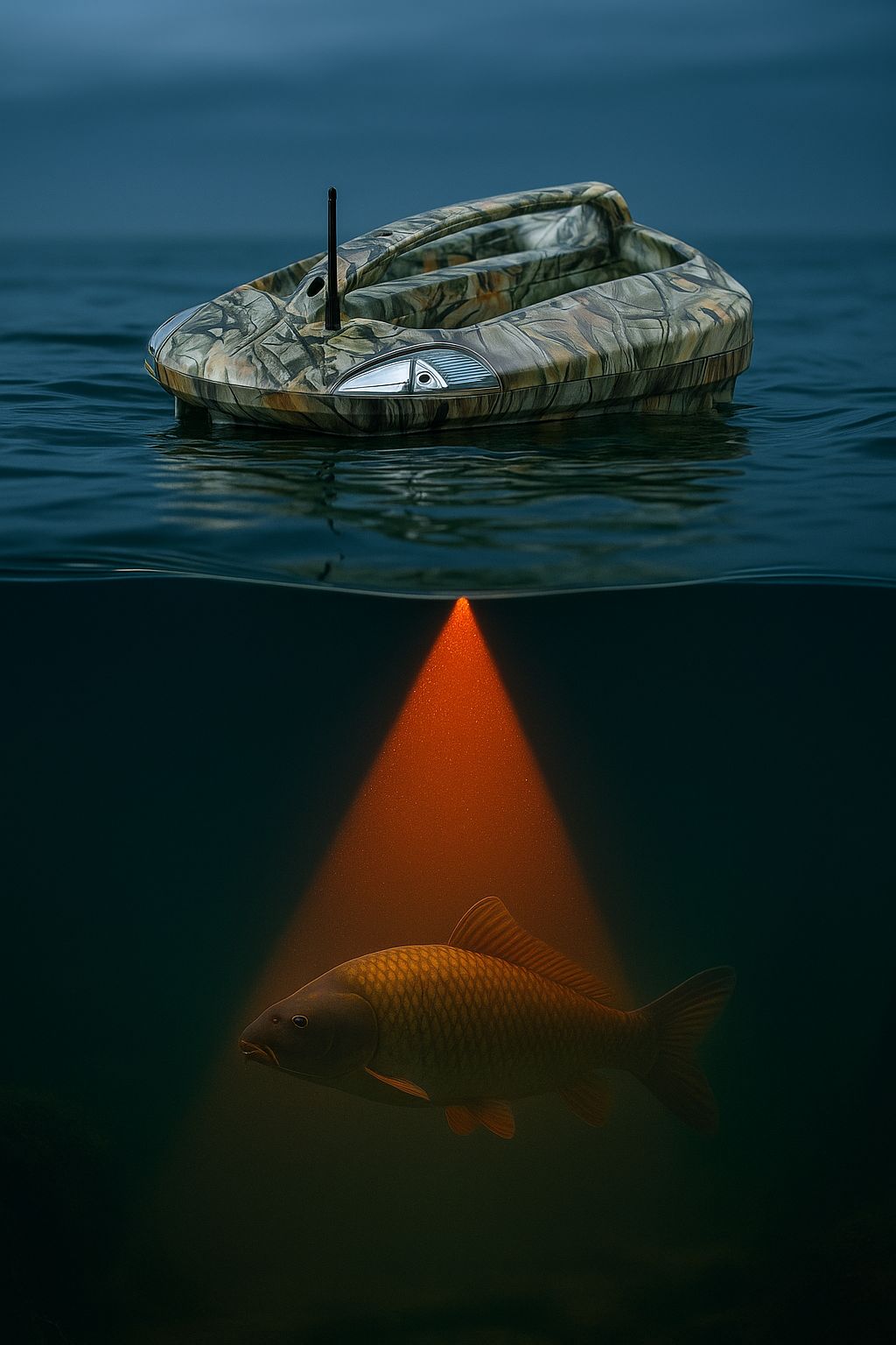 NDS Integrated Sonar BaitBoat Urban Camo (NDS7)