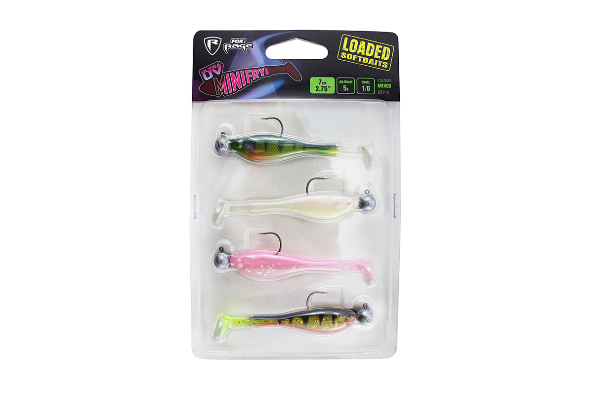 Fox Rage -  Ultra UV Mini Fry Loaded Softbaits