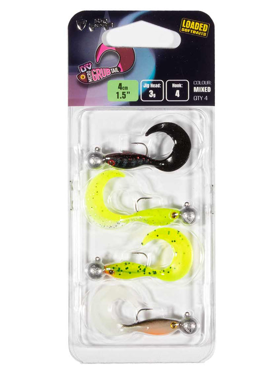 Fox Rage - UV Micro Grubtail Loaded Softbaits