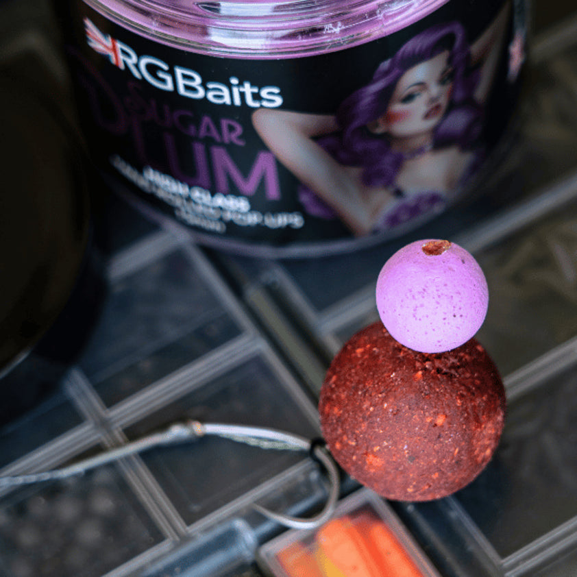 RG Baits - Sugar Plum ‘Pin Up’ Pop Ups + Booster 12mm