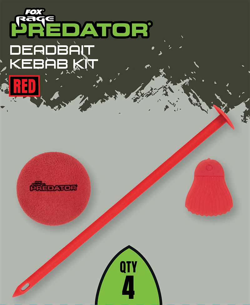 Fox Rage - Predator Red Deadbait Kebab Kit