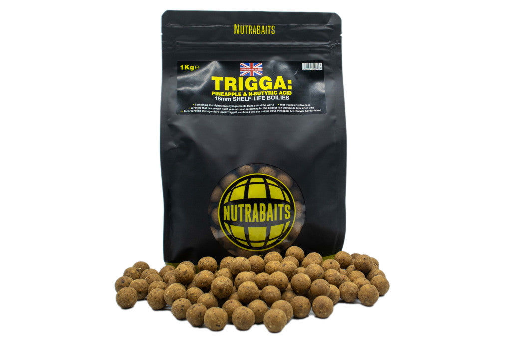 Nutrabaits - Trigga: Pineapple & N-Butyric Acid Boilie 1kg