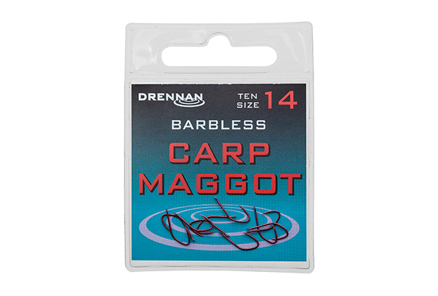 Drennan - carp maggot - barbless