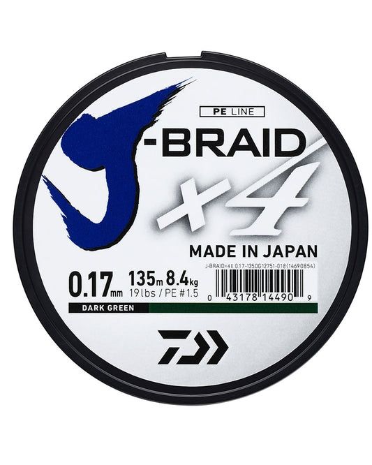 Daiwa - J-Braid X4 - Dark Green