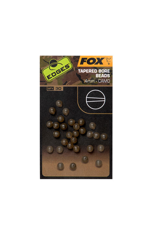 Fox - EDGES™ Camo Tapered Bore Bead - 4mm