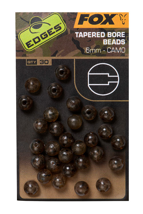 Fox - EDGES™ Camo Tapered Bore Bead - 6mm